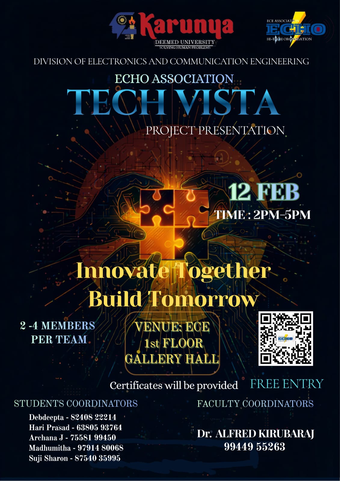 Tech Vista 2026 Technical Symposium Poster 